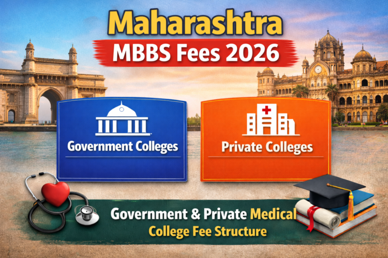 Maharashtra MBBS Fees 2026: Government & Private Medical College Fee Structure