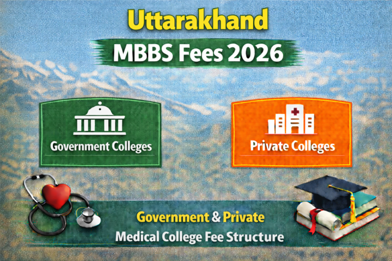Uttarakhand MBBS Fees 2026: Government & Private Medical College Fee Structure