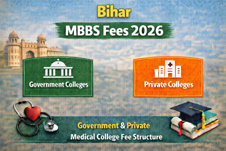 Bihar MBBS Fees 2026: Government & Private Medical College Fee Structure