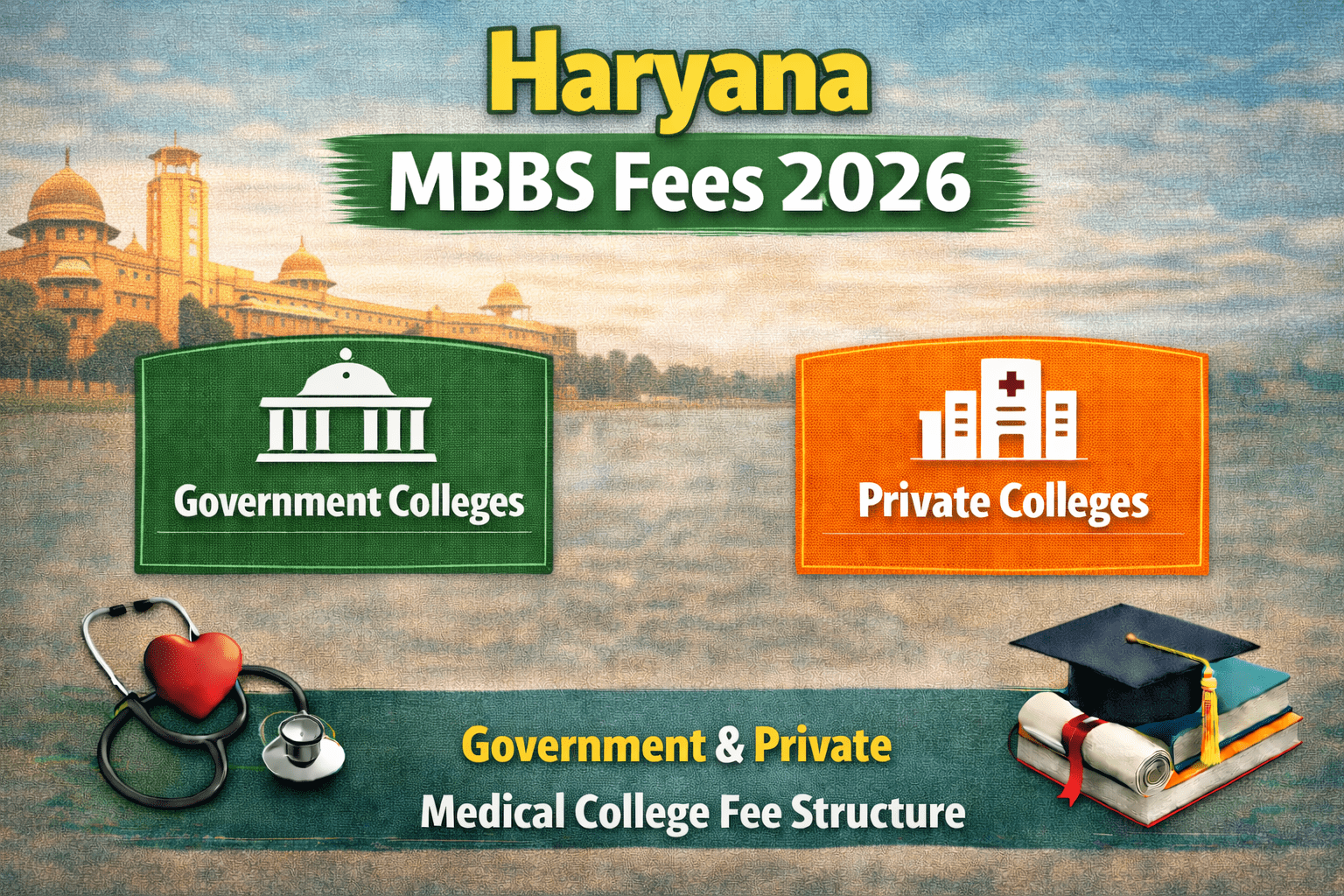 Haryana MBBS Fees 2026: Government & Private Medical College Fee ...