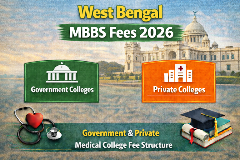 West Bengal MBBS Fees 2026: Government & Private Medical College Fee Structure