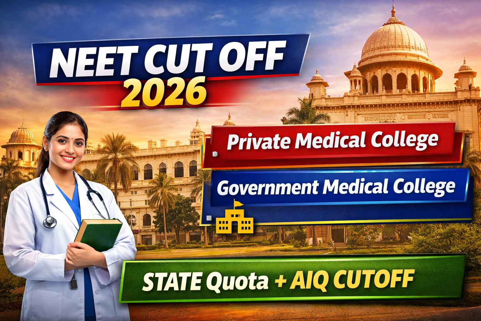 Karnataka NEET MBBS Cut Off 2026- Government & Private Medical Colleges ...